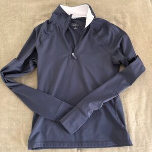 Women's Navy Half-Zip Jacket